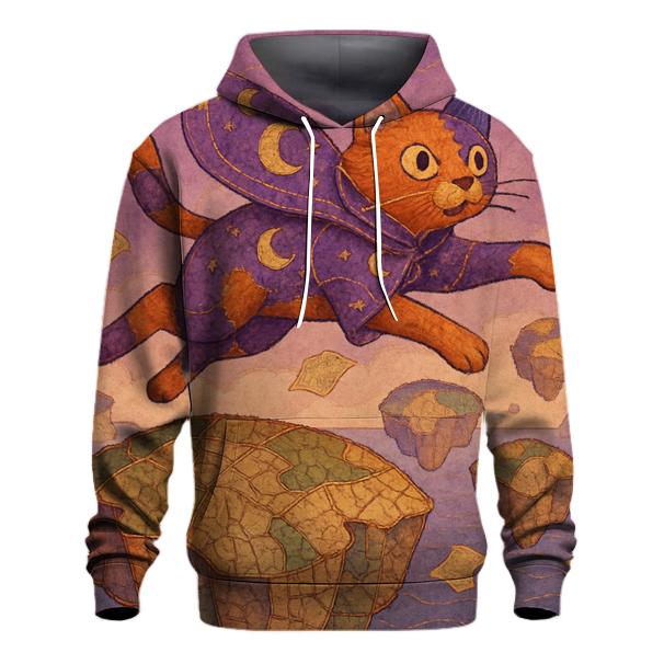 Patchwork Skywalker Cat premium hoodies
