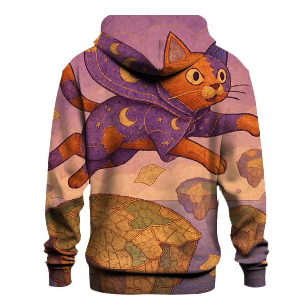 Patchwork Skywalker Cat premium hoodies