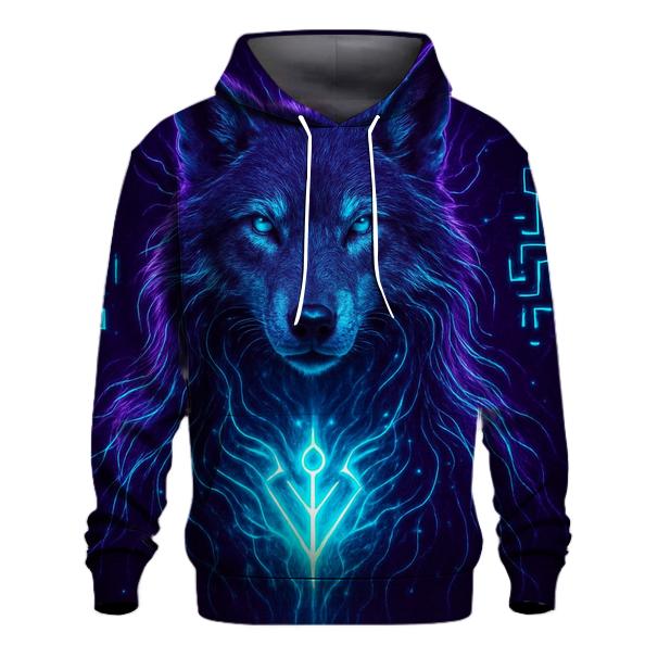 Violet Circuit Spirit zip-up hoodies