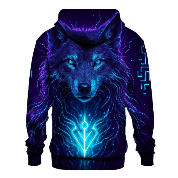 Violet Circuit Spirit zip-up hoodies