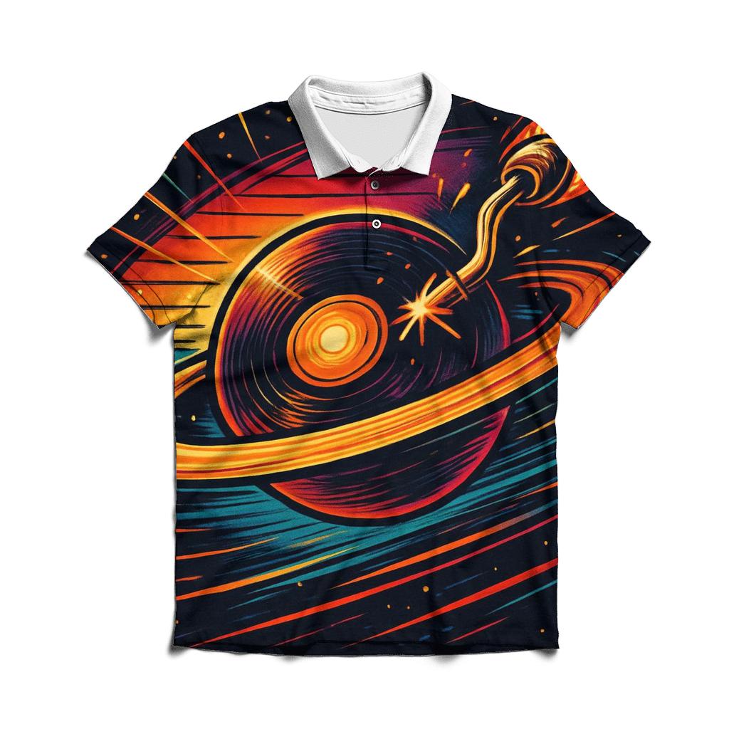 Comet Tail Vinyl designer slim fit polos