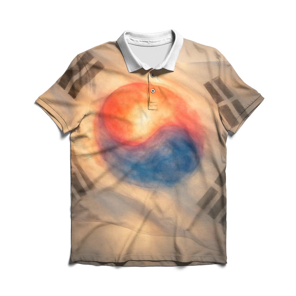 SouthKoreaCelestialFold premium cotton polo shirts