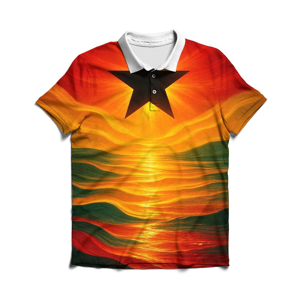 GhanaCoastalPulse designer slim fit polos