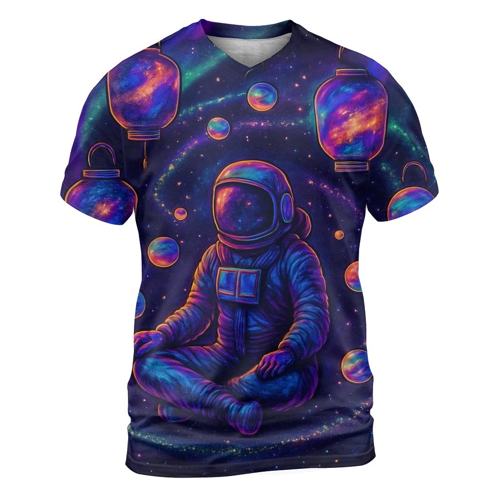 Orbiting Lanterns statement graphic shirts