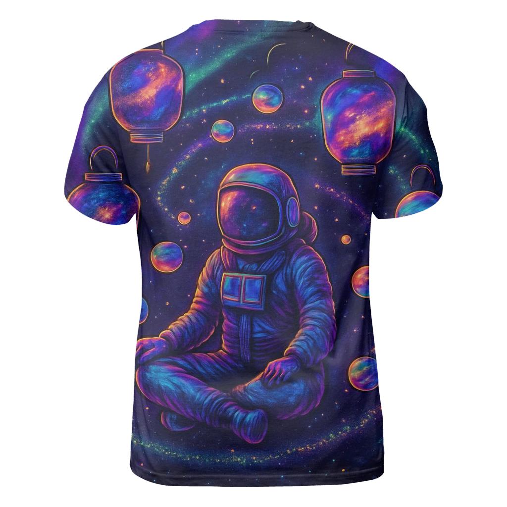 Orbiting Lanterns statement graphic shirts