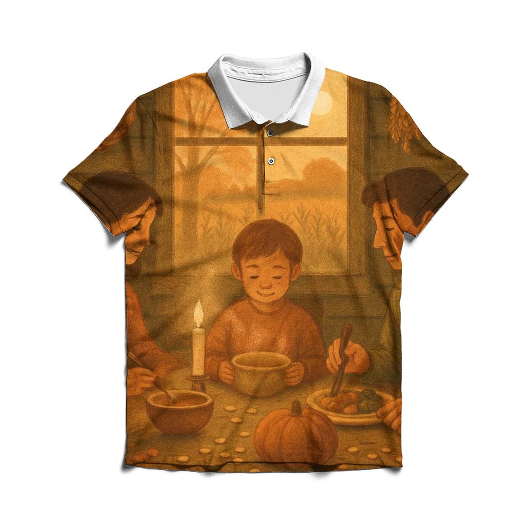 Quiet Cabin Supper classic pique polos