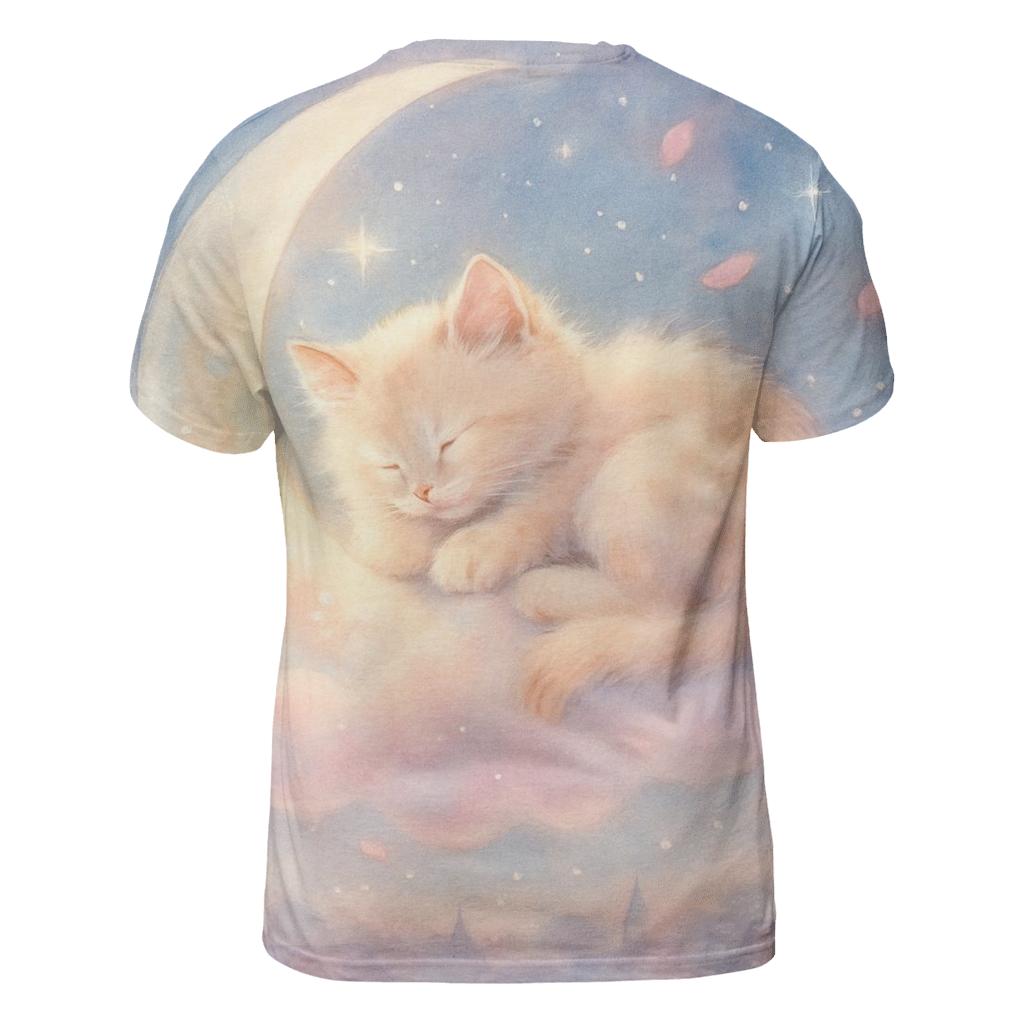 Moonlight Cloud Kitten designer pattern shirts
