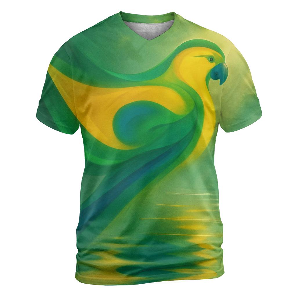 BrazilRainforestWave trendy printed shirt styles