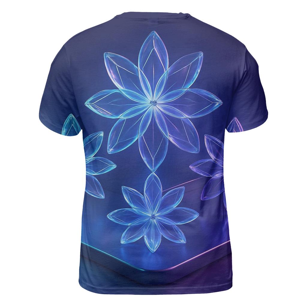Chromatic Glass Garden designer pattern shirts