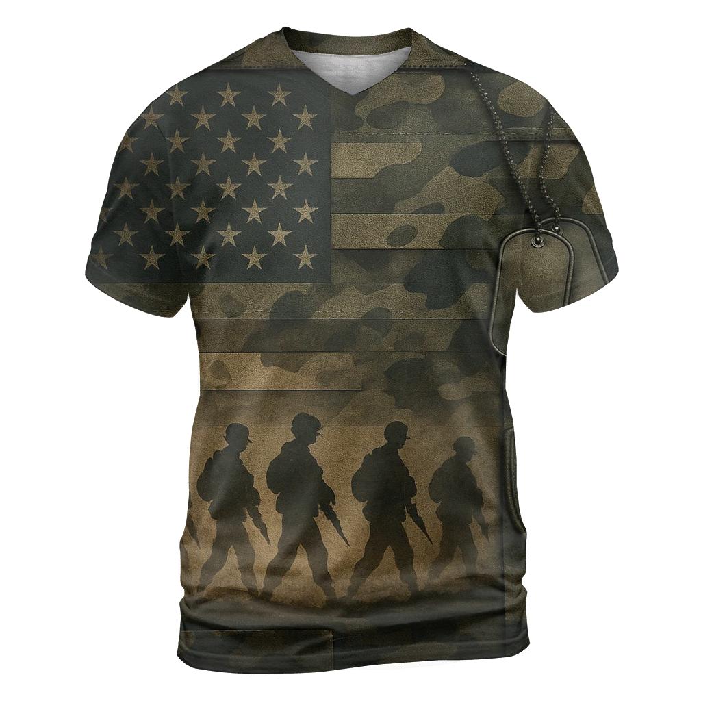 Camouflage Union custom all-over print shirts