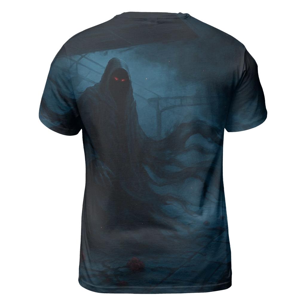 Grim Harbinger On Night Train creative print fashion shirts