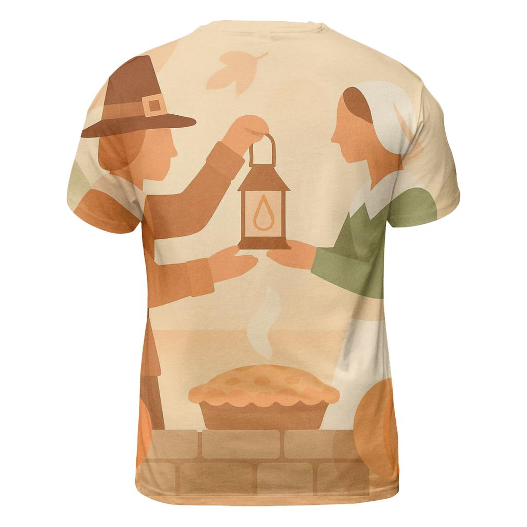 Pilgrim Lantern Exchange artistic all-over print tops