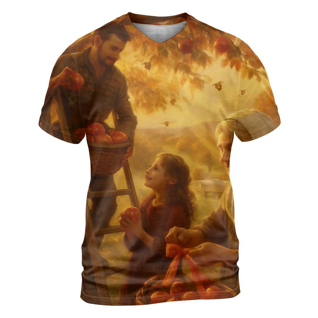 Sunlit Orchard Reunion designer pattern shirts