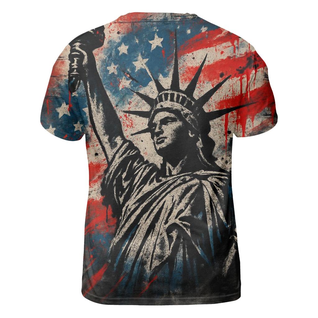 Graffiti Liberty Pulse unique graphic print tees