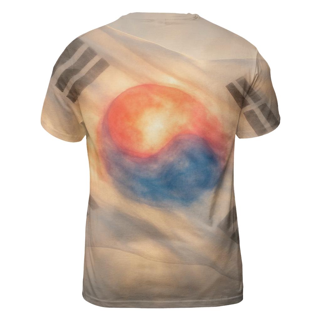 SouthKoreaCelestialFold statement graphic shirts