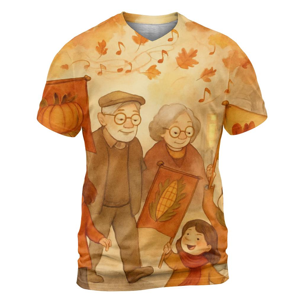 Maple Lane Parade statement graphic shirts