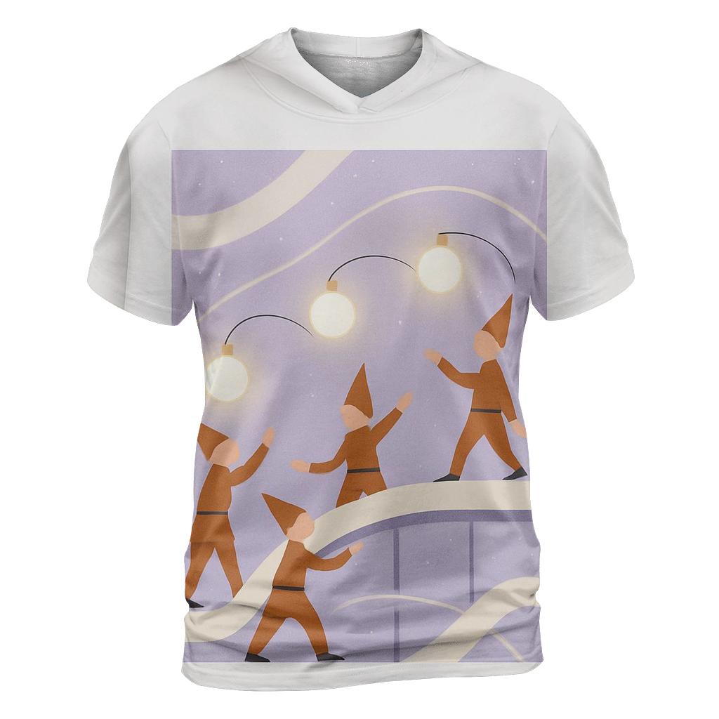 Elf Conveyor Light Ballet trendy printed shirt styles