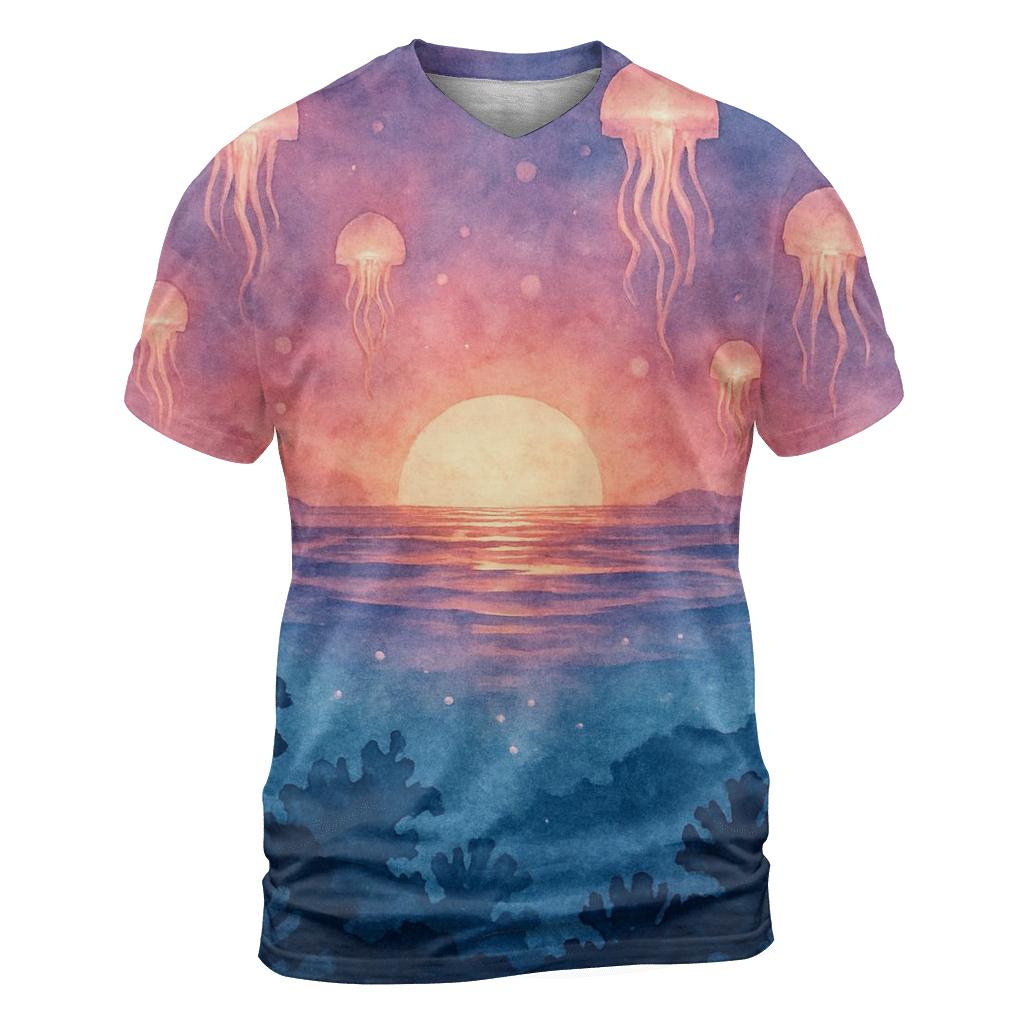 Lantern Reef Lullaby trendy printed shirt styles