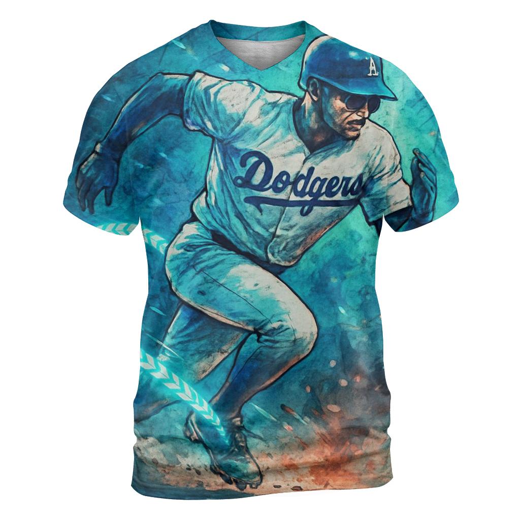 Seamline Runner statement graphic shirts