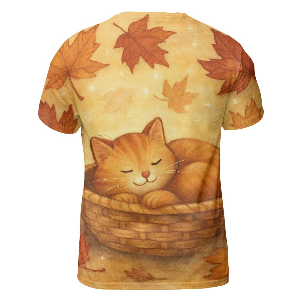 Maple Leaf Dream Cat designer pattern shirts