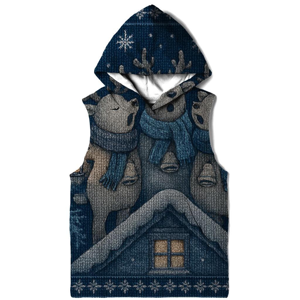 Starlit Reindeer Carolers hoodie trends