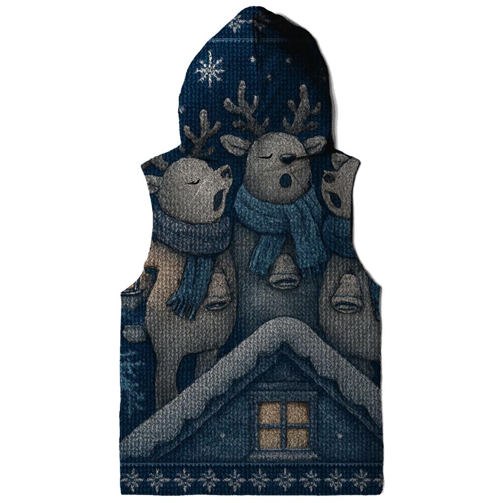 Starlit Reindeer Carolers hoodie trends