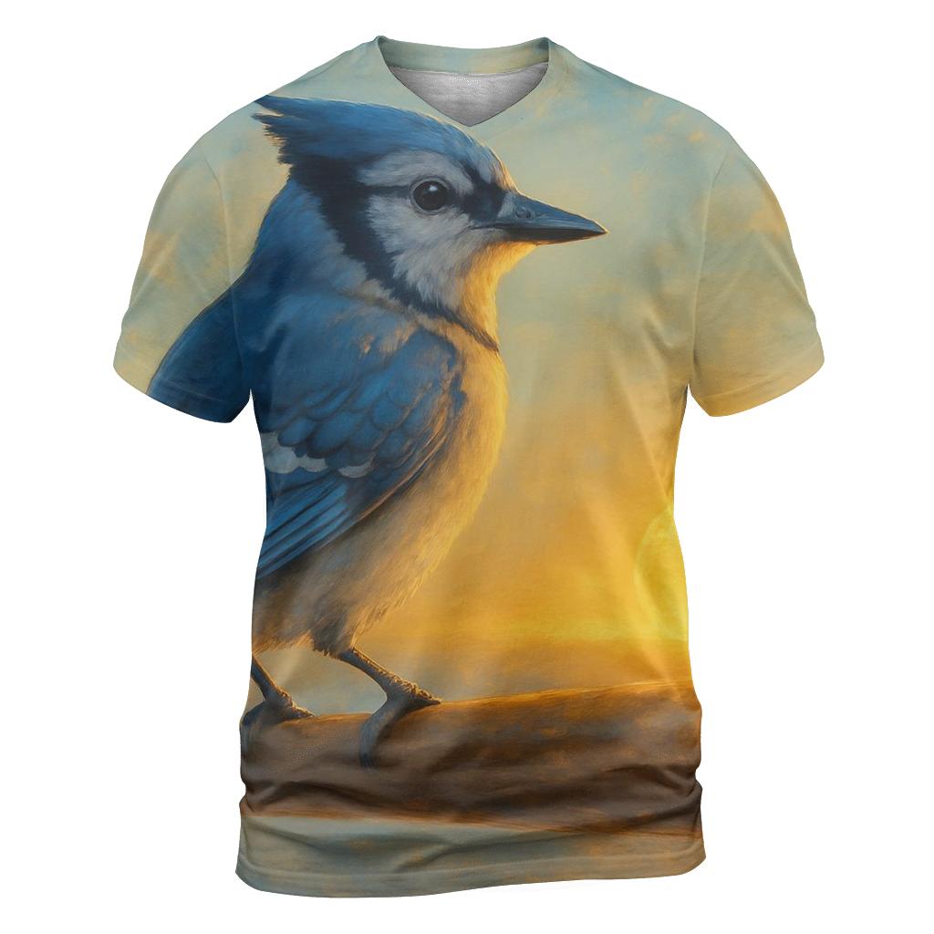 Blue Jays Sunrise Catch designer pattern shirts