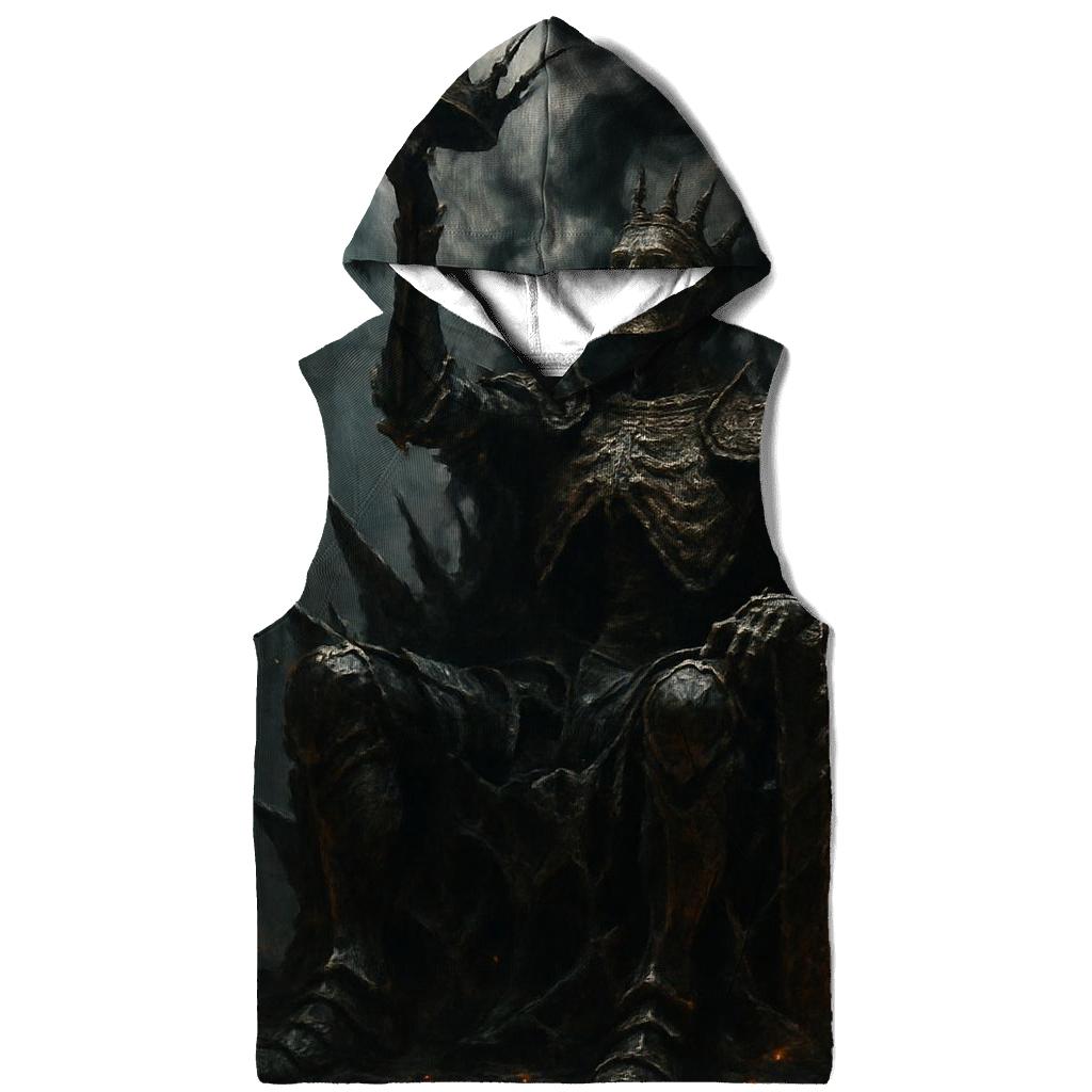 Ashen Throne Of The Skeleton King printed hoodies