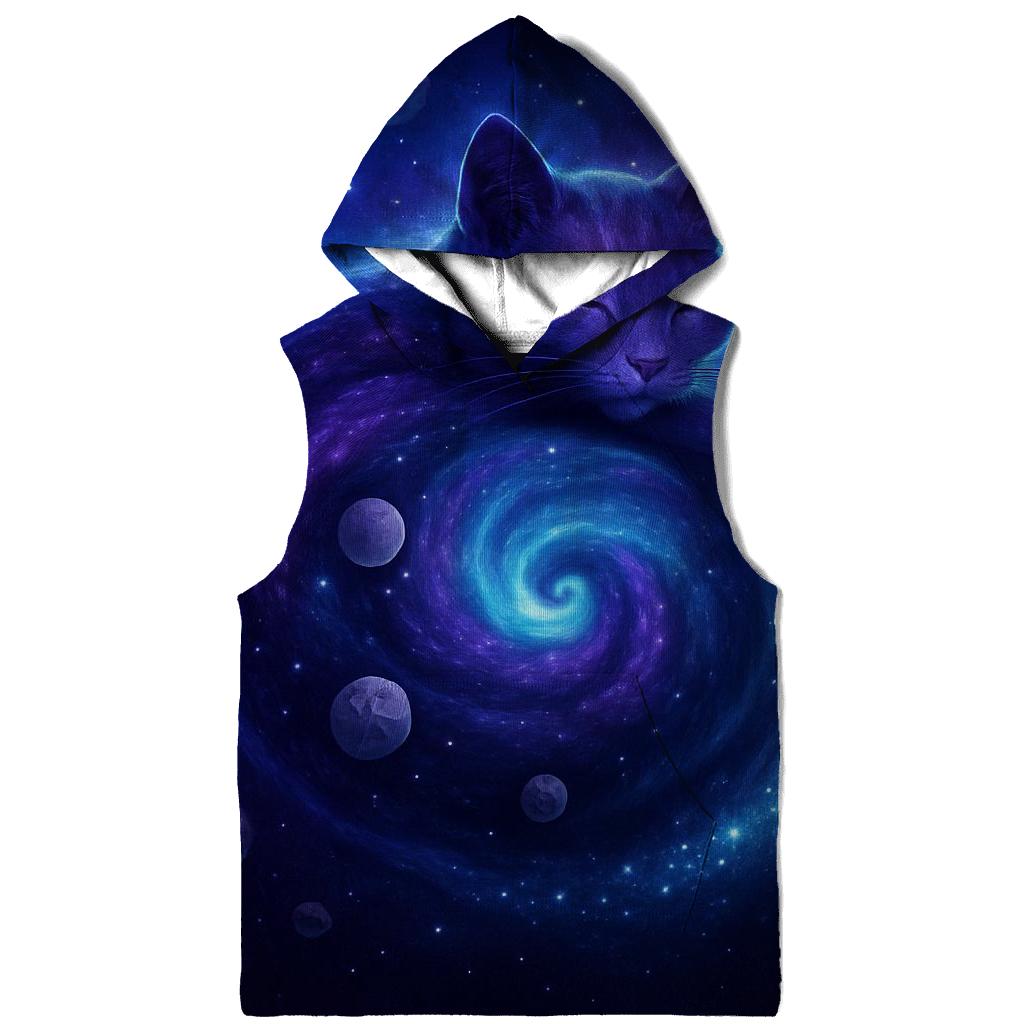 Cosmic Nebula Kitty premium hoodies