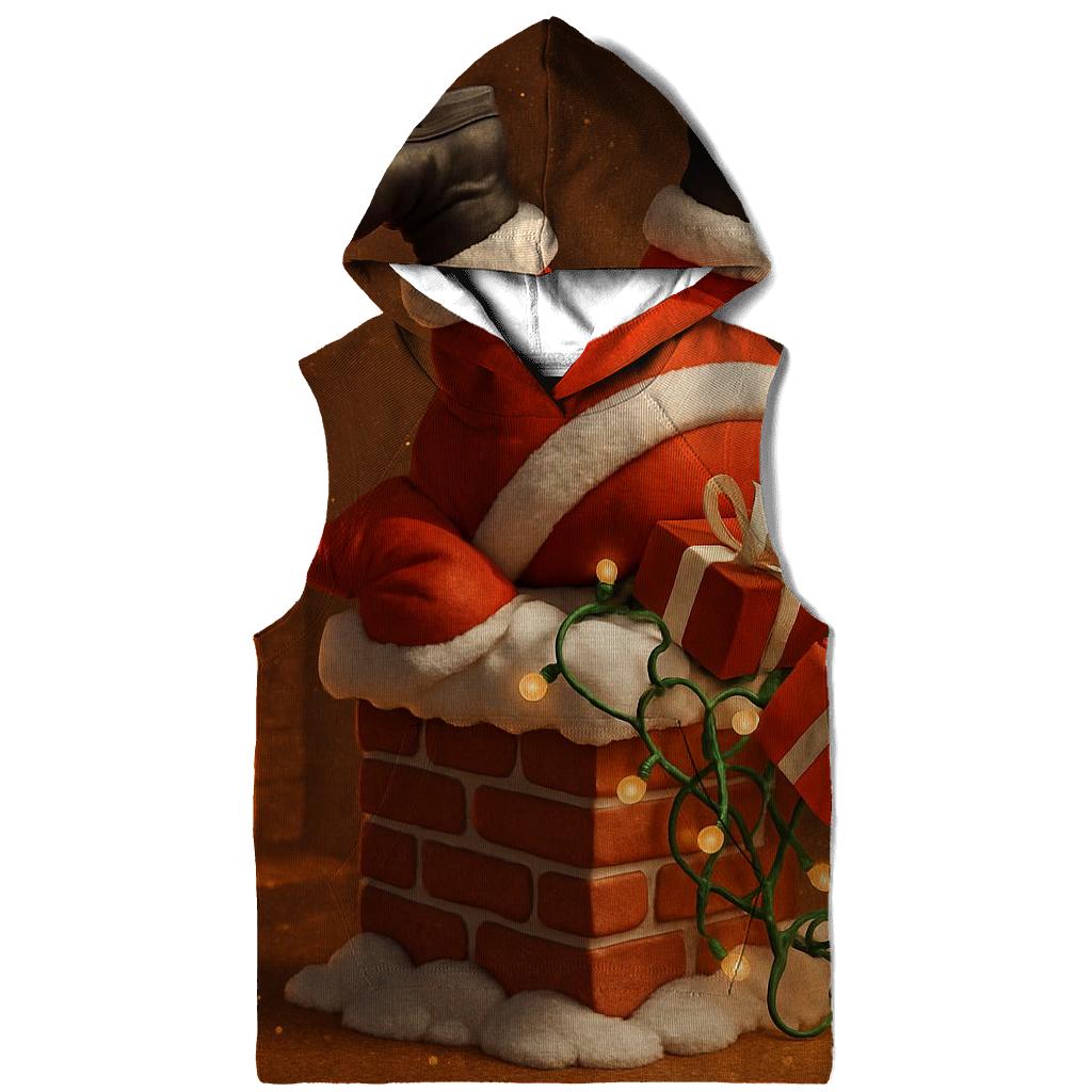 Santas Chimney Tumble zip-up hoodies
