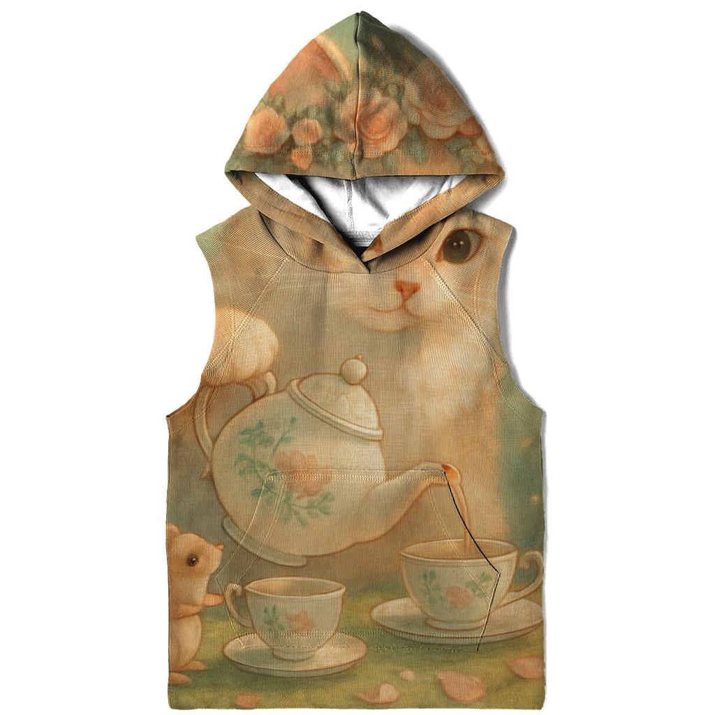 Tea Party Flower Crown Cat hoodie styles
