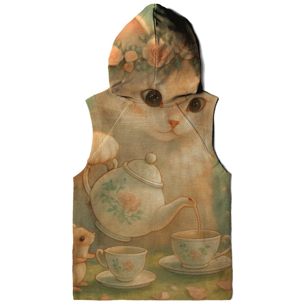 Tea Party Flower Crown Cat hoodie styles