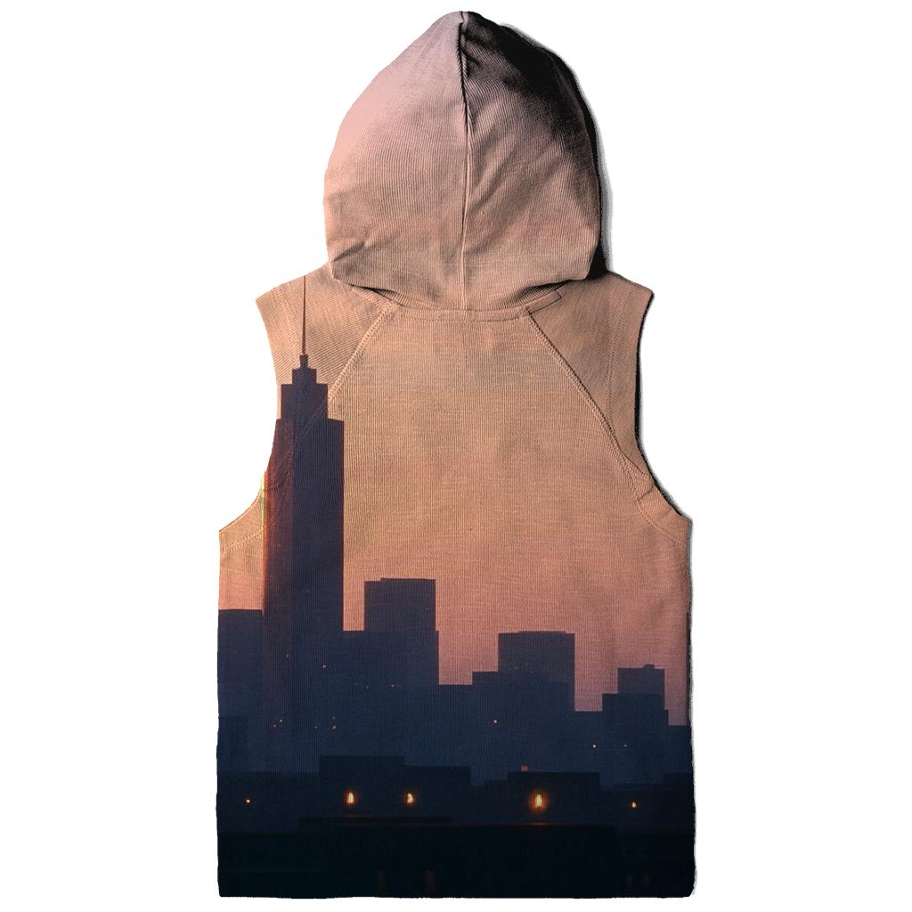 Lantern Skyline Golden Hour designer hoodies