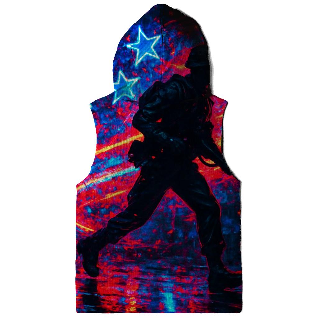 Neon Stars Streetflight printed hoodies