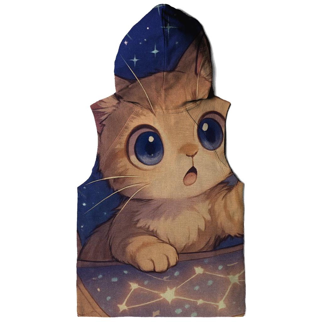 Constellation Curiosity Cat designer hoodies