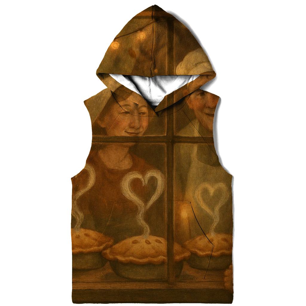 Pie Shop Window Glow designer hoodies
