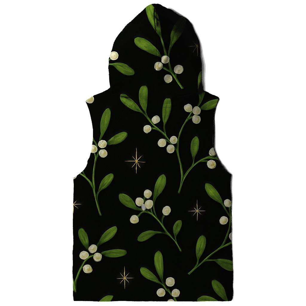 Mistletoe Rhythm Scatter On Black Background hoodies fashion