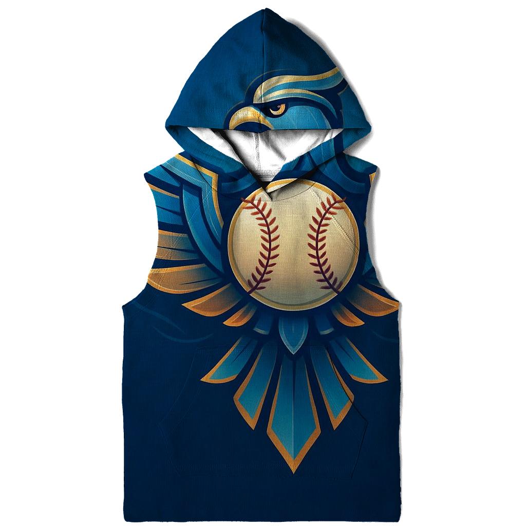 Cerulean Crest Blue Jays embroidered hoodies
