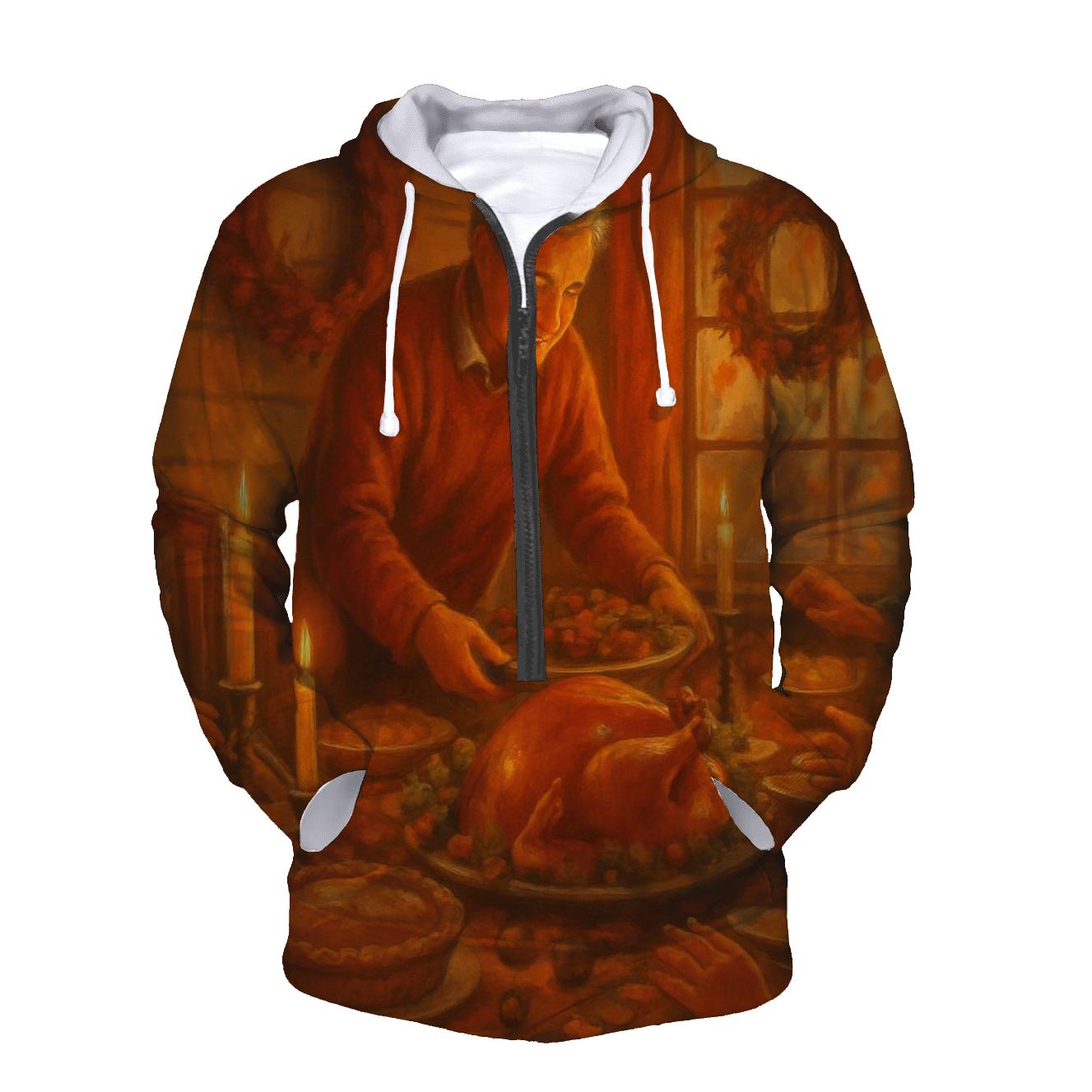 Harvest Hearth Table custom hoodies