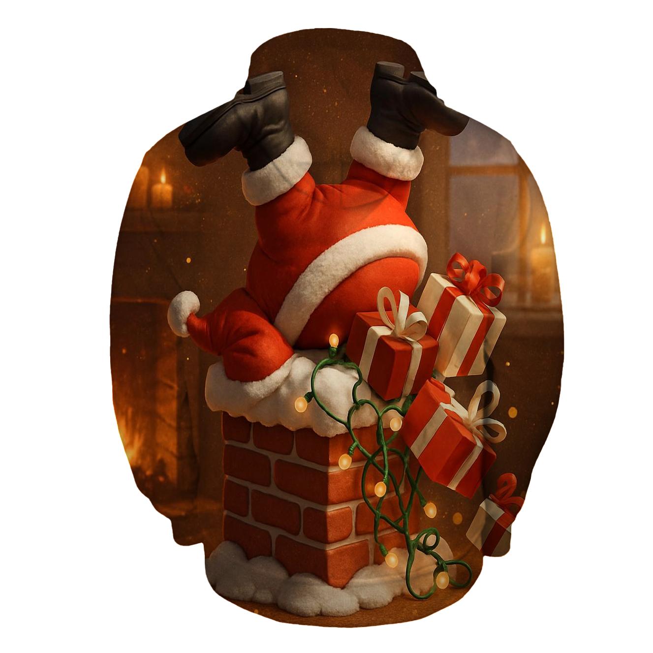 Santas Chimney Tumble hoodies fashion