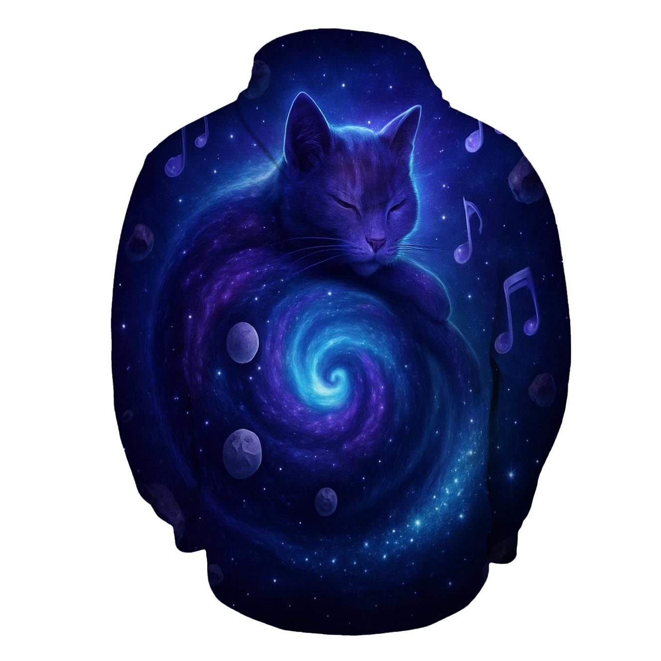 Cosmic Nebula Kitty custom hoodies