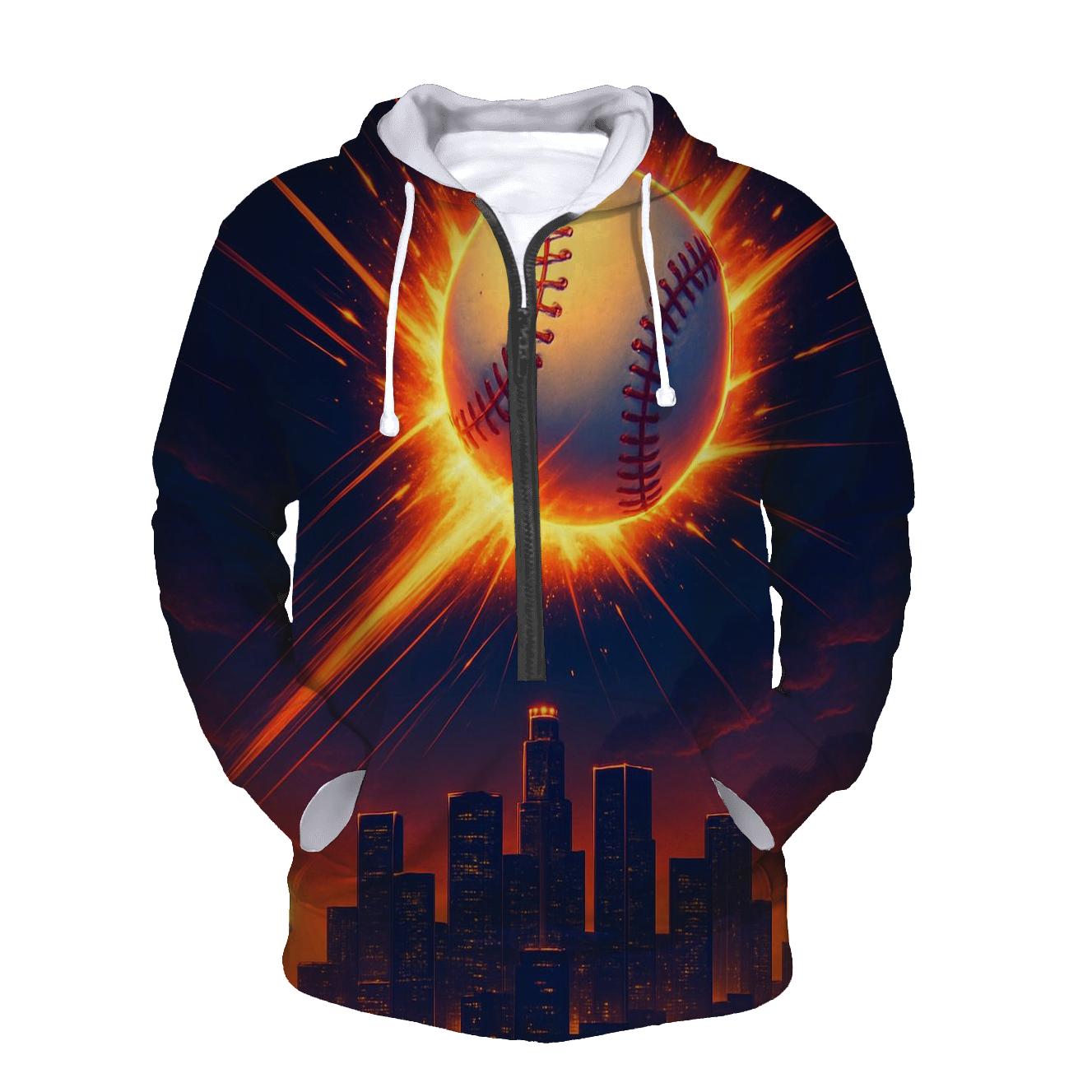 Skyline Fastball Burst premium hoodies