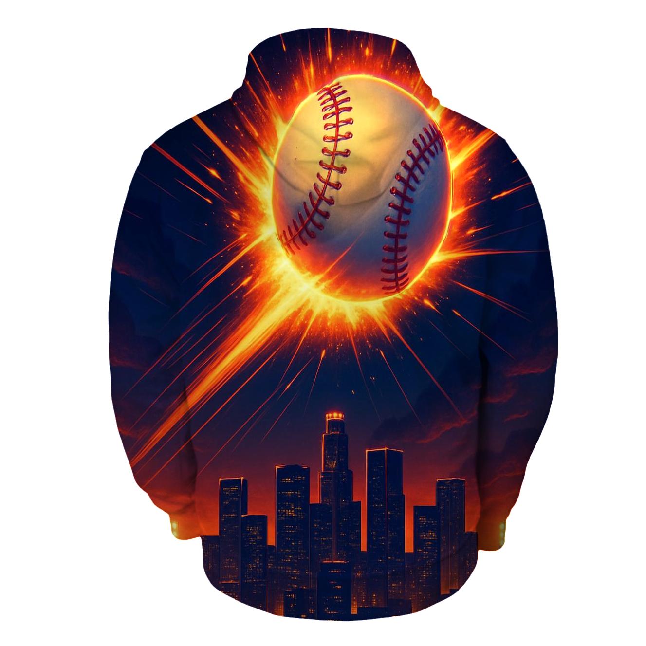 Skyline Fastball Burst premium hoodies