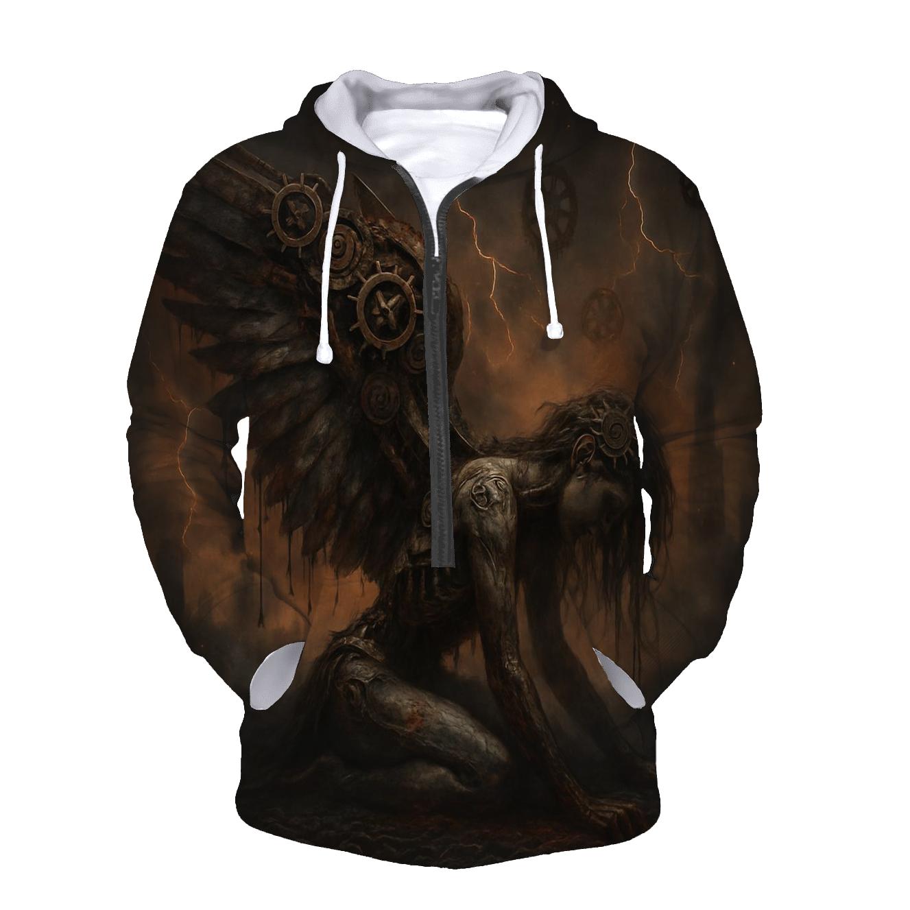 Fallen Angel Of Ash And Iron pullover hoodies