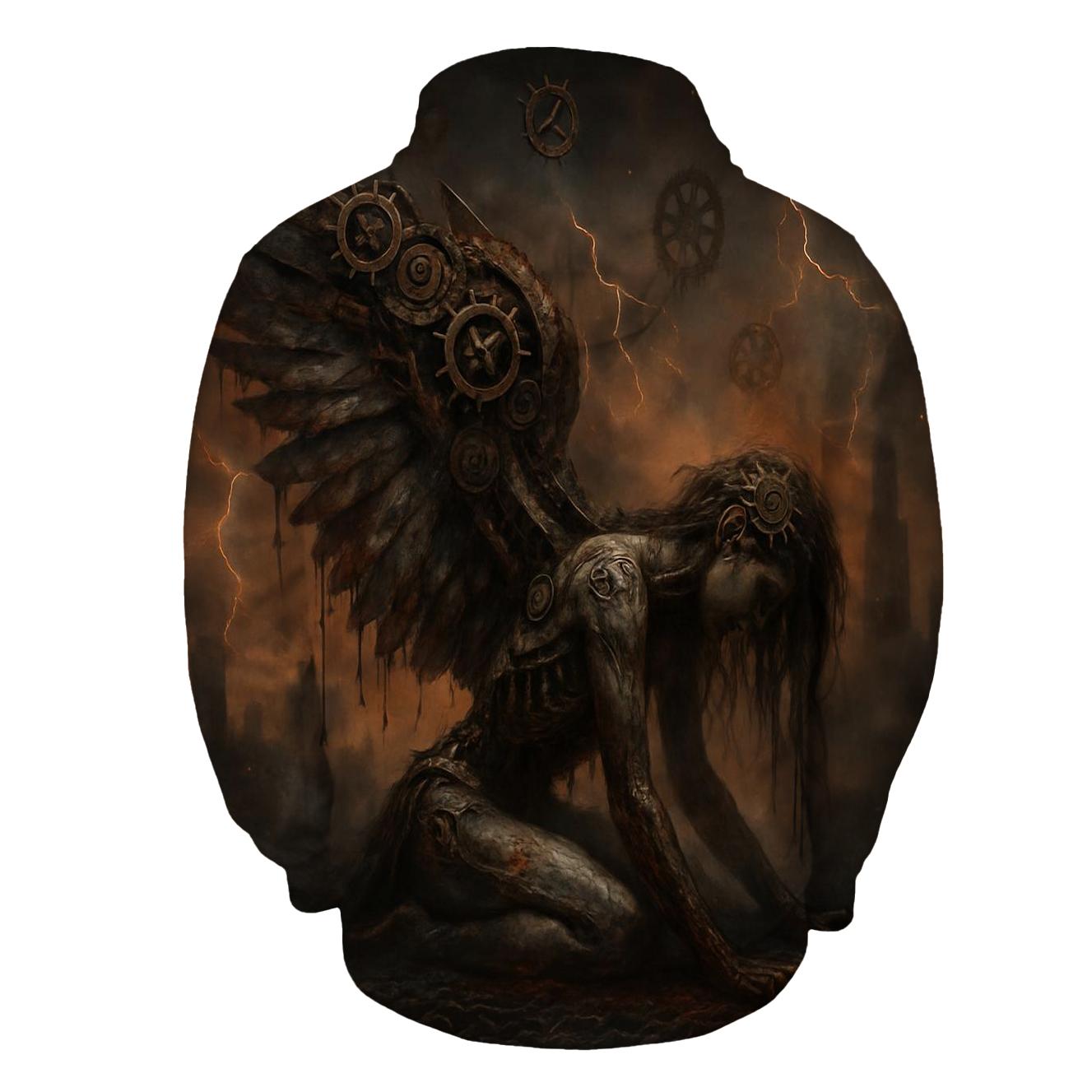 Fallen Angel Of Ash And Iron pullover hoodies