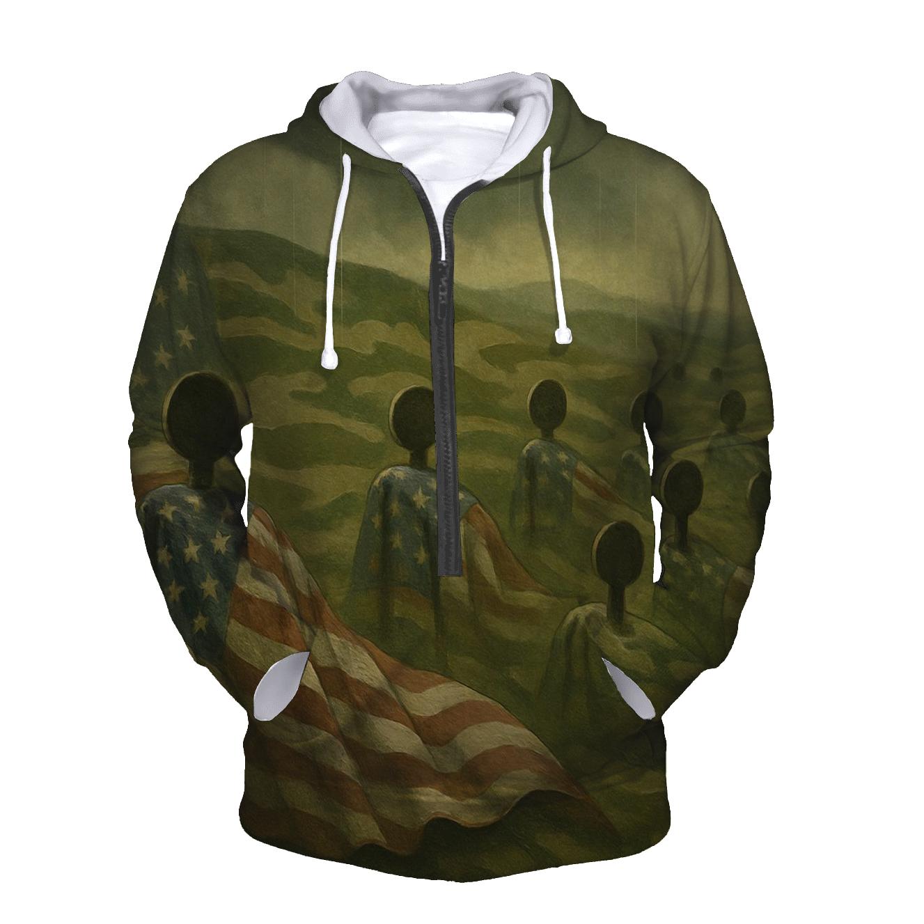 Camouflage Honor Field heavyweight hoodies