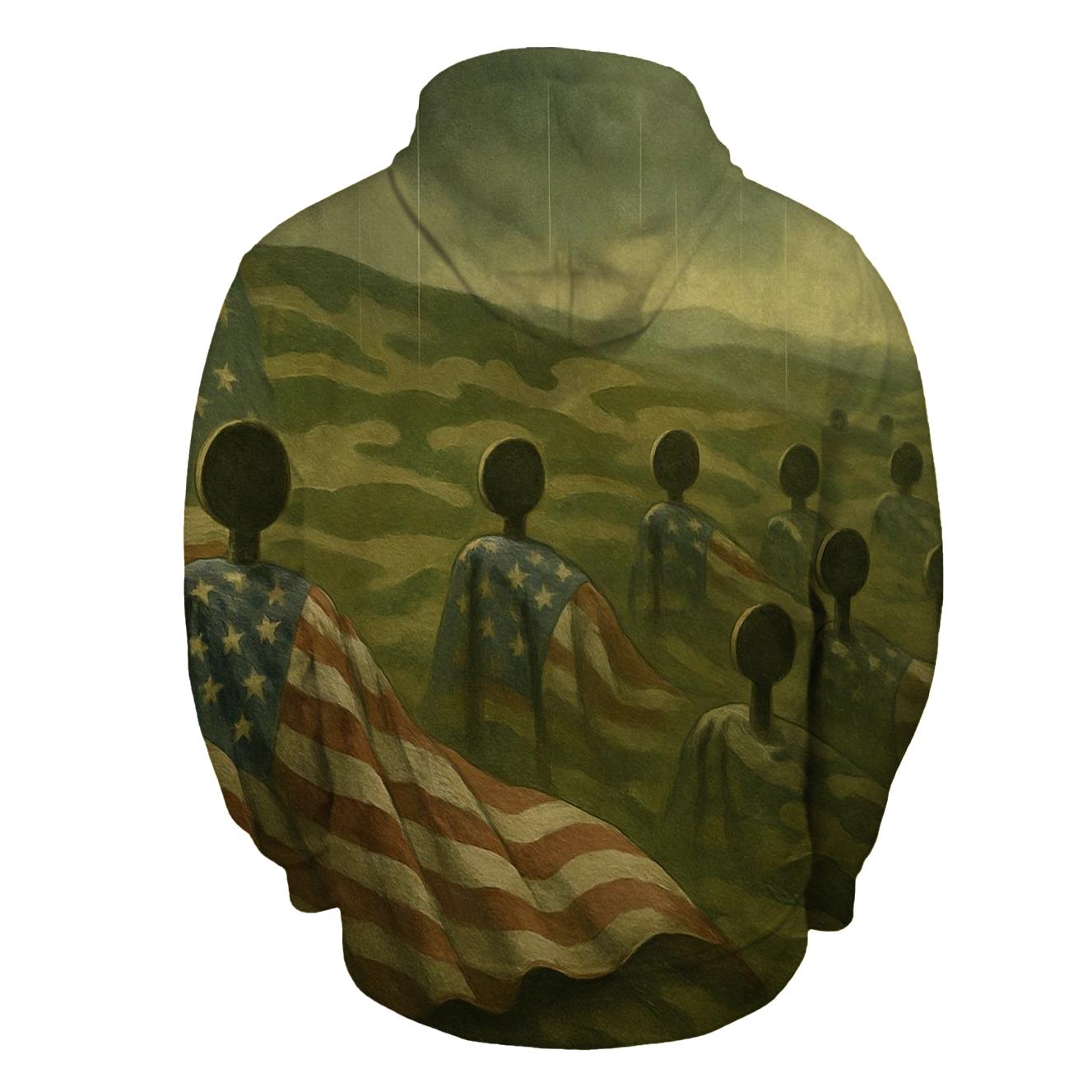 Camouflage Honor Field heavyweight hoodies
