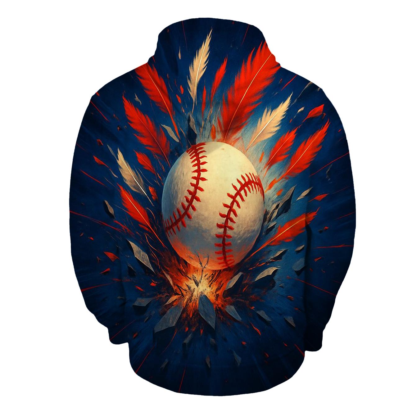 Feather Storm With Blue Jays designer hoodies