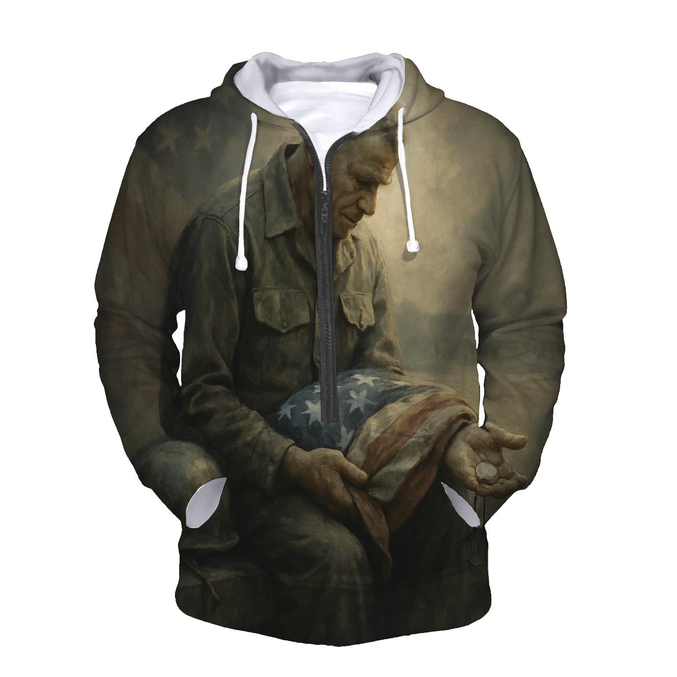 Last Watch Reflection zip-up hoodies