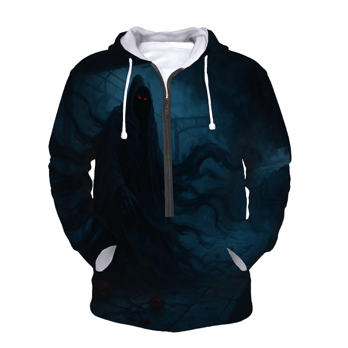 Grim Harbinger On Night Train pullover hoodies